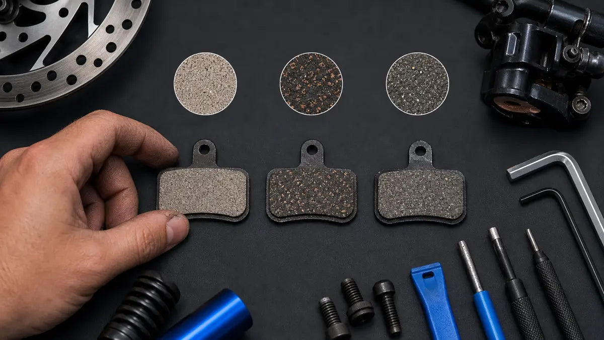 Comparaison de garnitures de frein pour trottinette Kaabo Skywalker