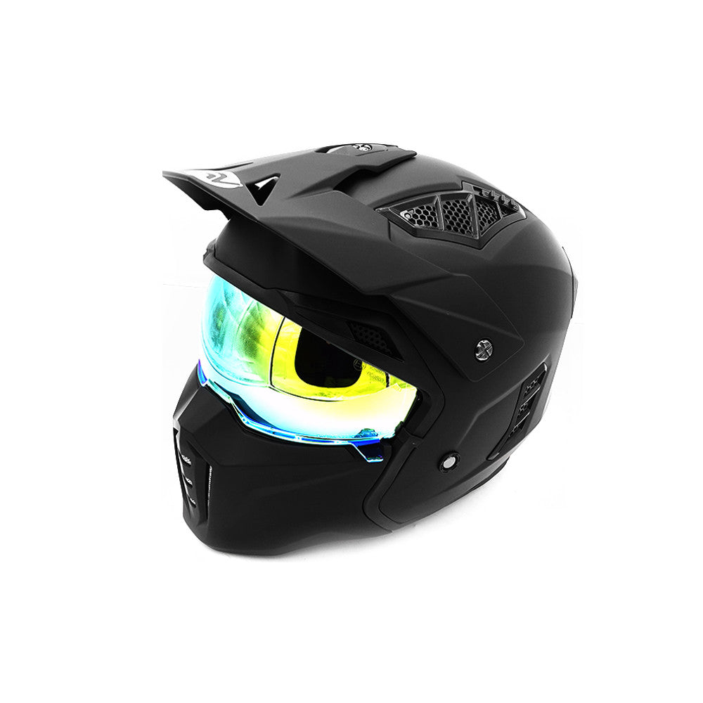 Casque Street  Panther (taille S à XL) - noir (S)