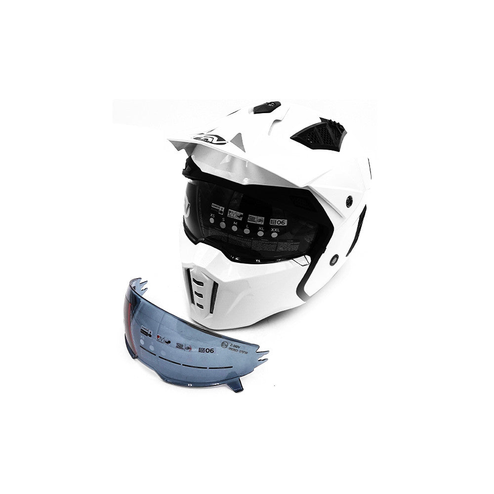 Casque street  Trooper (taille S à XL) - blanc (S)