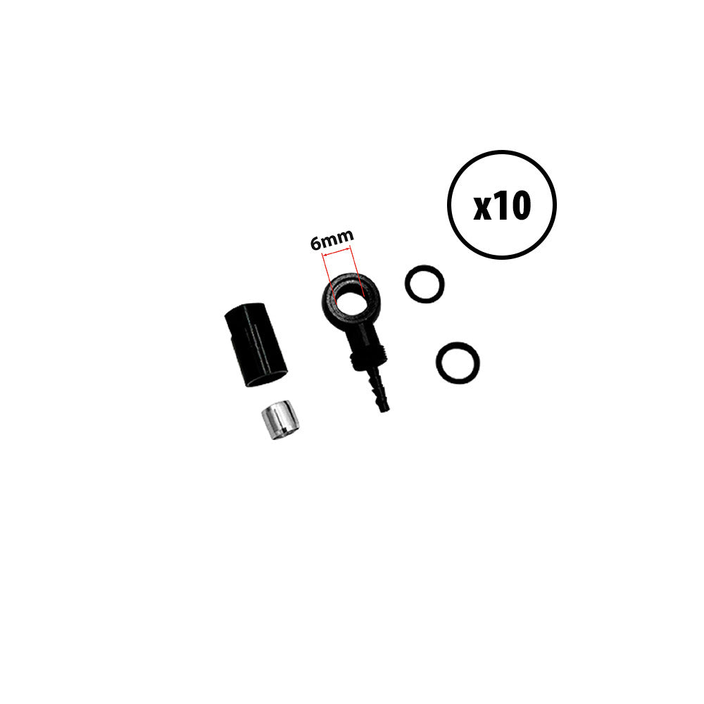 Banjo freins diam 6mm Shimano BH59 / BH90 Pack 10 pcs