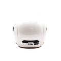 Casque JET  blanc brillant (taille XS à XXL) (XXL)