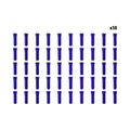 Arrets de cables bleu x50 pcs