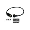 Adaptateur GX16-3 pins male vers connecteur magnetique Xiaomi Mi4