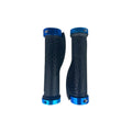 Poignées silicone (4 couleurs : rouge, bleu, noir, jaune) (Bleu)